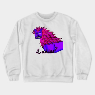 Bad Medieval Lion Suave Ladies? Crewneck Sweatshirt